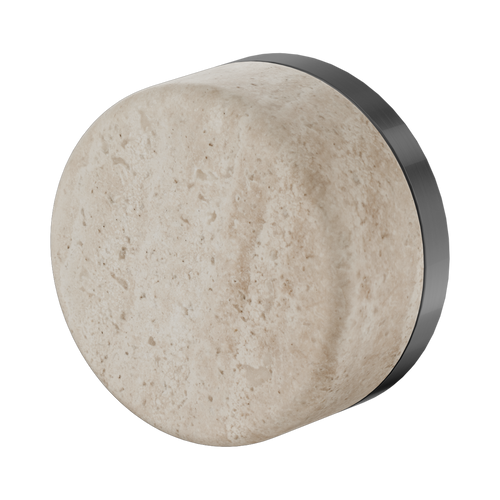 Serenity Progressive Shower Mixer with Rome Travertine Handle Gunmetal [308762]