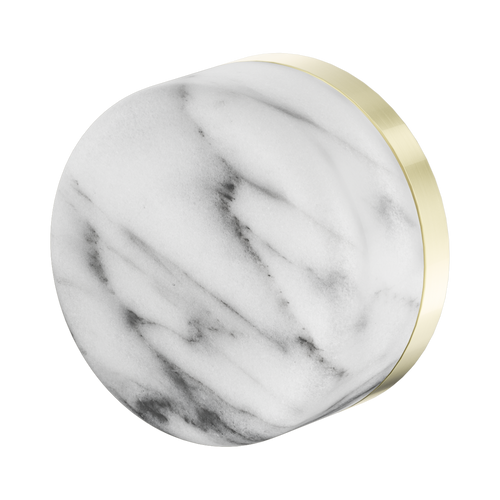 Serenity Progressive Shower Mixer with Arabescato Corchia Handle Brushed Gold [308801]