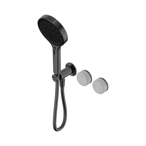 Serenity Progressive Shower System with Carrara Handle and Serenity Hand Shower Gunmetal [308648]