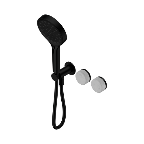 Serenity Progressive Shower System with Carrara Handle and Serenity Hand Shower Matte Black [308649]