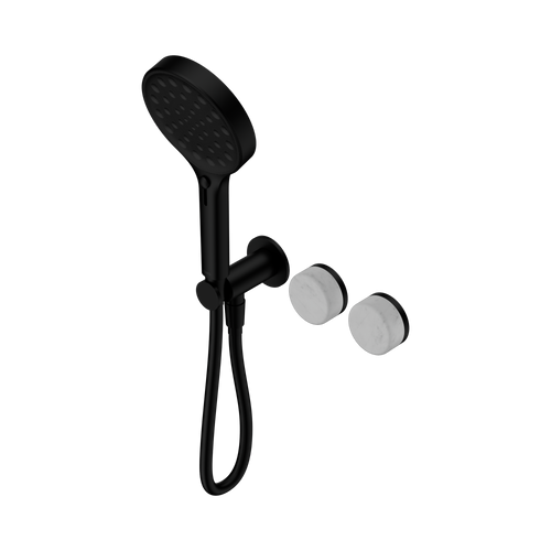 Serenity Progressive Shower System with Carrara Handle and Serenity Hand Shower Matte Black [308649]