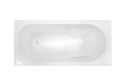 Modena Inset Bath 1785mm Acrylic White [055093]