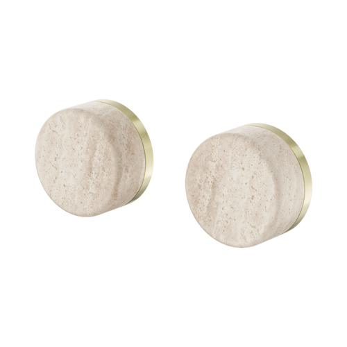 Serenity Wall Top Assembly with Rome Travertine Handle Brushed Gold [309078]