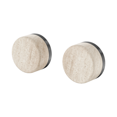 Serenity Wall Top Assembly with Rome Travertine Handle Gunmetal [308917]