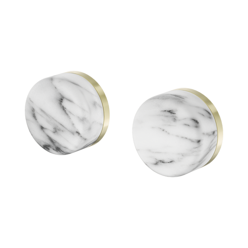 Serenity Wall Top Assembly with Arabescato Corchia Handle Brushed Gold [308907]