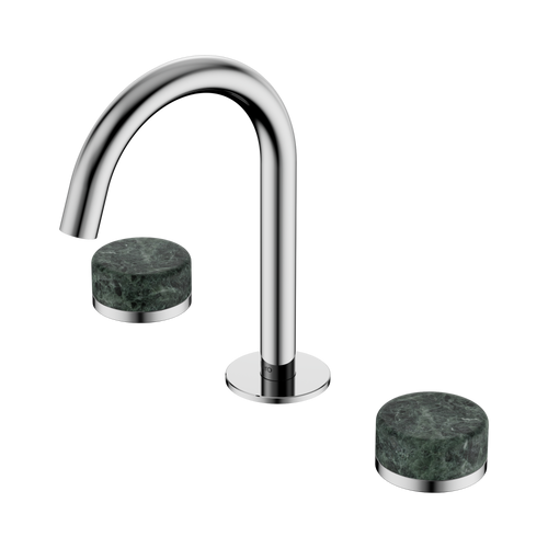 Serenity Basin Set Arc Spout with Verde Alpi Handle Chrome [309253]
