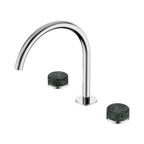 Serenity Bath or Kitchen Set Arc Spout with Verde Alpi Handle Chrome [309001]