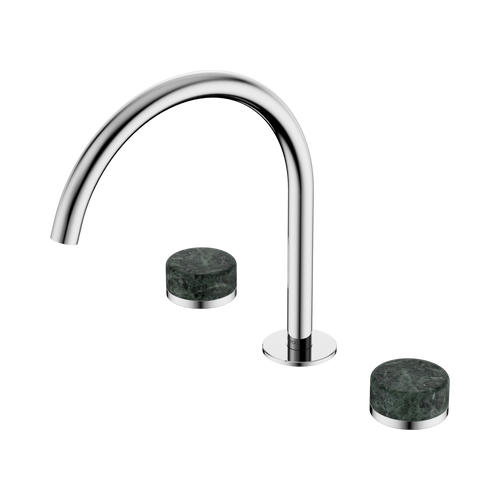 Serenity Bath or Kitchen Set Arc Spout with Verde Alpi Handle Chrome [309001]