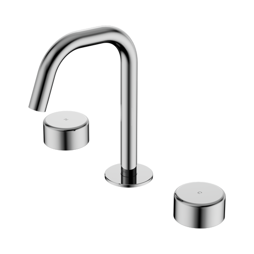 Serenity Basin Set Edge Spout with Metal Handle Chrome [309057]