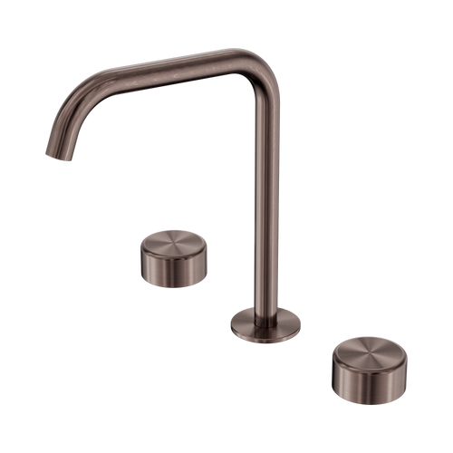 Serenity Bath or Kitchen Set Edge Spout with Metal Handle Brushed Bronze [309077]