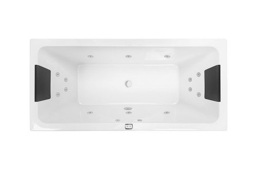 Carina Contour T/Pad Heat 14-Jet Spa Bath 1675mm White [109486]