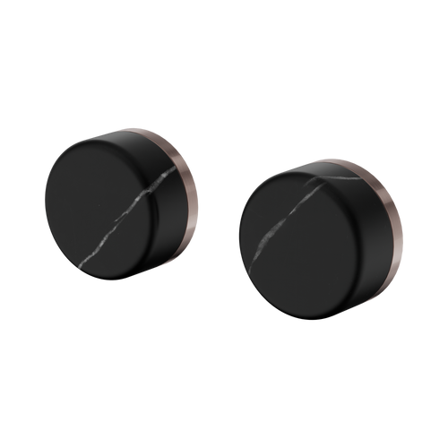 Serenity Wall Top Assembly with Marquina Black Handle Brushed Bronze [309131]