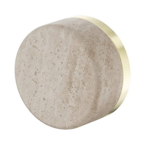 Serenity Progressive Shower Mixer with Rome Travertine Handle Brushed Gold [309147]