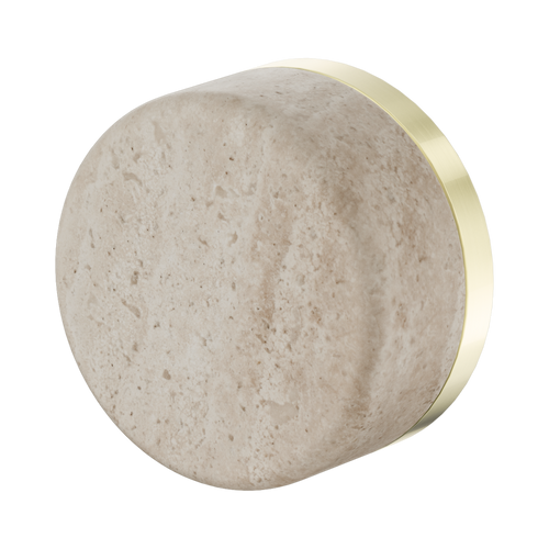 Serenity Progressive Shower Mixer with Rome Travertine Handle Brushed Gold [309147]