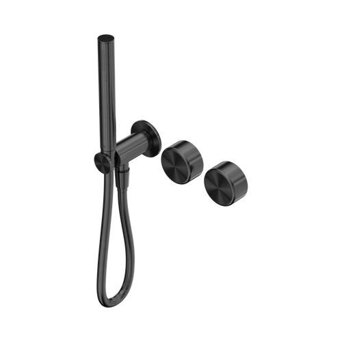 Serenity Progressive Shower System with Metal Handle and Slim Shower Gunmetal [309141]