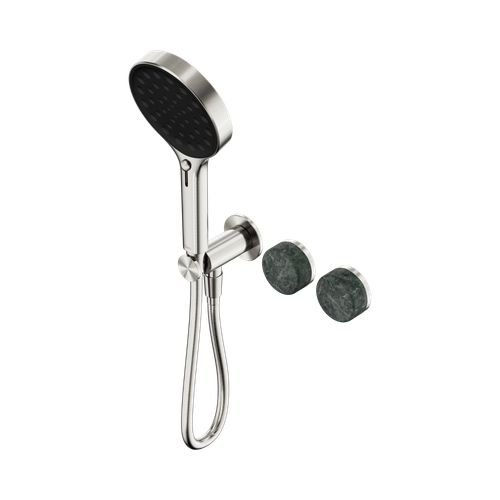 Serenity Progressive Shower System with Verde Alpi Handle and Serenity Hand Shower Brushed Nickel [308997]