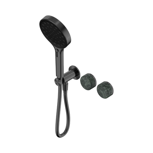 Serenity Progressive Shower System with Verde Alpi Handle and Serenity Hand Shower Gunmetal [308899]