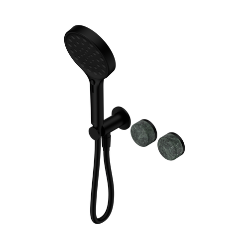 Serenity Progressive Shower System with Verde Alpi Handle and Serenity Hand Shower Matte Black [309105]