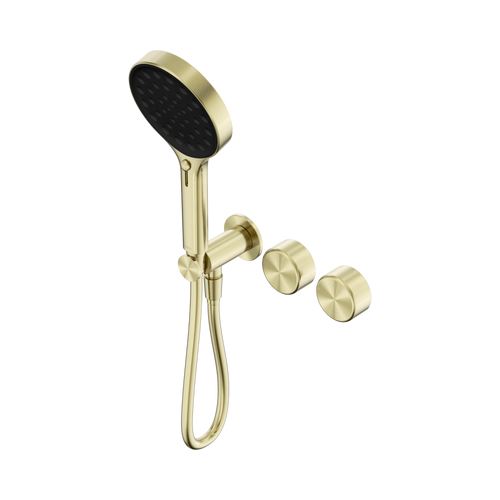 Serenity Progressive Shower System with Metal Handle and Serenity Hand Shower Brushed Gold [309146]