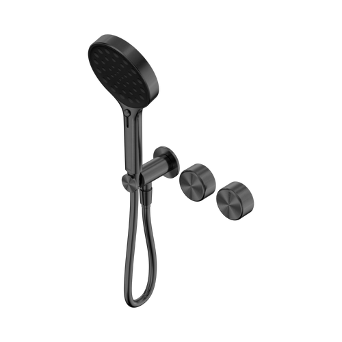 Serenity Progressive Shower System with Metal Handle and Serenity Hand Shower Gunmetal [308895]