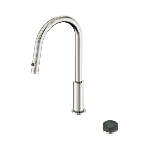 Serenity Progressive Pull-Out kitchen Set with Verde Alpi Handle Brushed Nickel [309268]