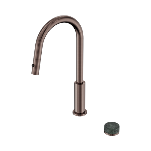 Serenity Progressive Pull-Out kitchen Set with Verde Alpi Handle Brushed Bronze [309279]
