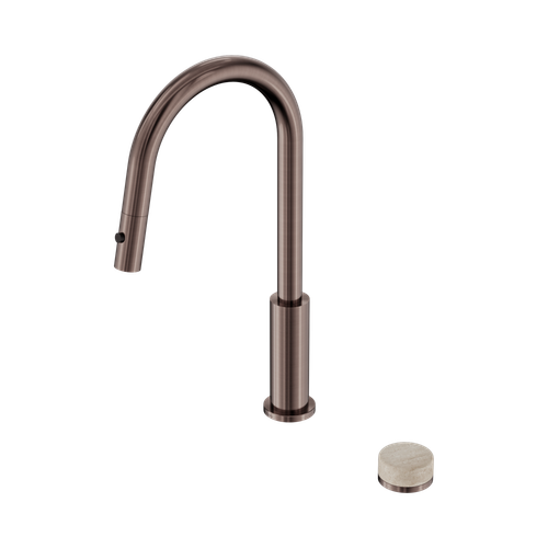 Serenity Progressive Pull-Out kitchen Set with Rome Travertine Handle Brushed Bronze [309269]