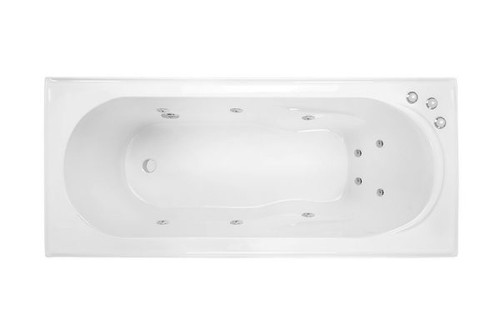 Adatto Santai 10-Jet Spa Bath 1510mm White [109451]
