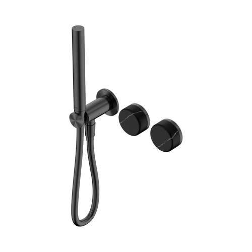 Serenity Progressive Shower System with Marquina Black Handle and Slim Shower Gunmetal [308973]