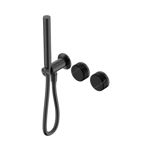Serenity Progressive Shower System with Marquina Black Handle and Slim Shower Gunmetal [308973]
