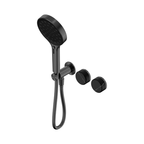 Serenity Progressive Shower System with Marquina Black Handle and Serenity Hand Shower Gunmetal [308960]