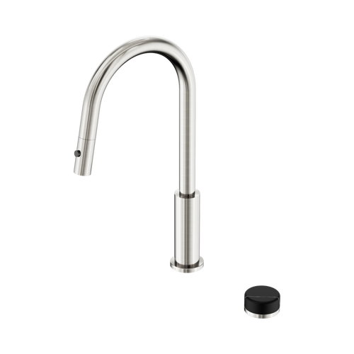 Serenity Progressive Pull-Out kitchen Set with Marquina Black Handle Brushed Nickel [308904]