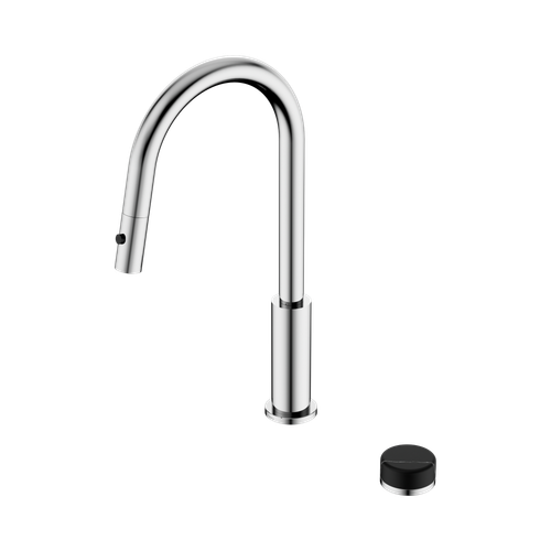Serenity Progressive Pull-Out kitchen Set with Marquina Black Handle Chrome [309046]