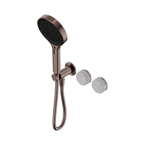 Serenity Progressive Shower System with Carrara Handle and Serenity Hand Shower Brushed Bronze [309393]