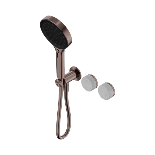 Serenity Progressive Shower System with Carrara Handle and Serenity Hand Shower Brushed Bronze [309393]