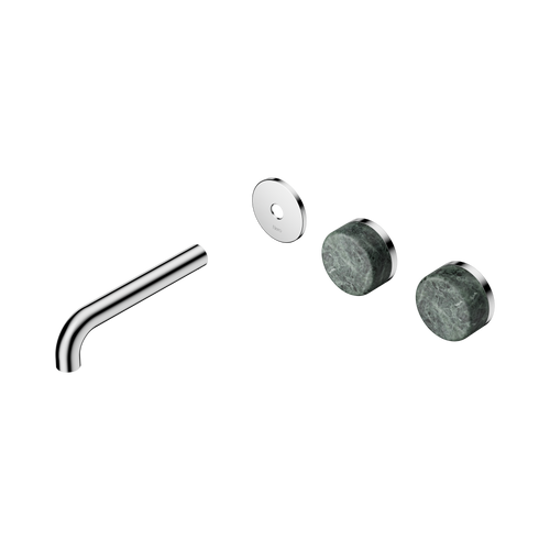 Serenity Wall Basin Set 160mm Offset spout with Verde Alpi Handle Trim Kit Only Chrome [311286]