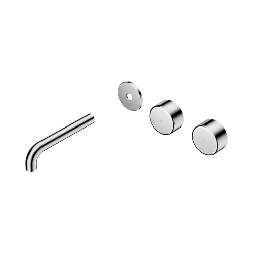 Serenity Wall Basin Set 160mm Offset spout with Metal Handle Trim Kit Only Chrome [311089]