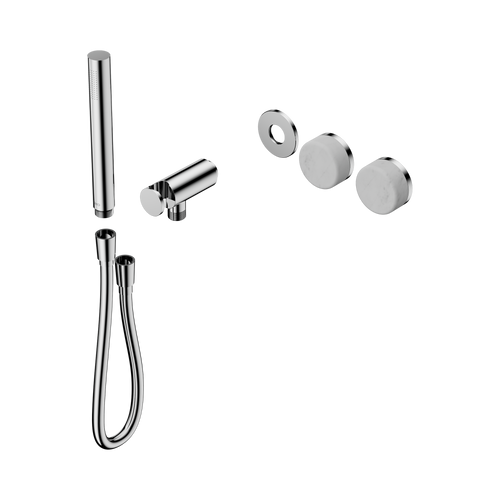 Serenity Progressive Shower System with Carrara Handle and Slim Shower Trim Kit Only Chrome [311174]