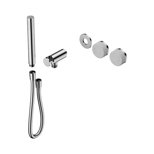 Serenity Progressive Shower System with Carrara Handle and Slim Shower Trim Kit Only Chrome [311174]