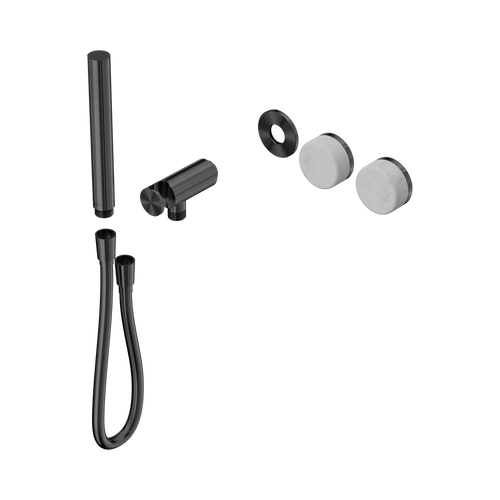 Serenity Progressive Shower System with Carrara Handle and Slim Shower Trim Kit Only Gunmetal [311069]