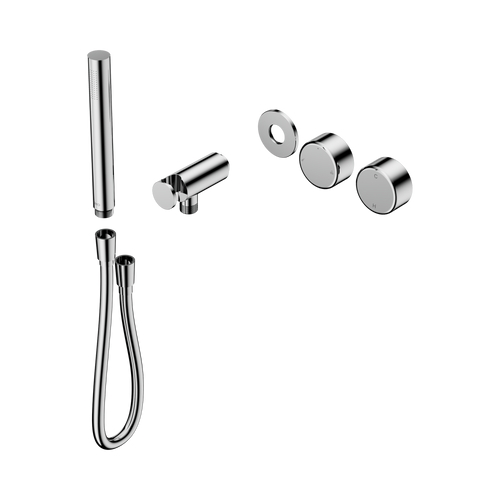 Serenity Progressive Shower System with Metal Handle and Slim Shower Trim Kit Only Chrome [311090]