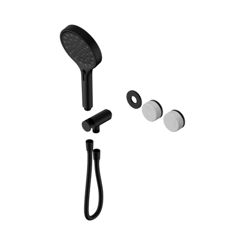 Serenity Progressive Shower System with Carrara Handle and Serenity Hand Shower Trim Kit Only Matte Black [311126]