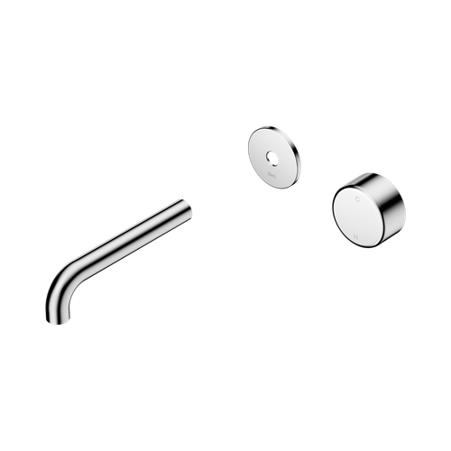 Serenity Progressive Wall Basin Mixer 160mm Spout with Metal Handle Trim Kit Only Chrome [311335]