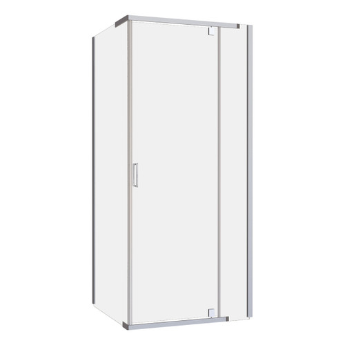 Trinidad Shower Screen (only) Square 840mm x 840mm Chrome [124055]