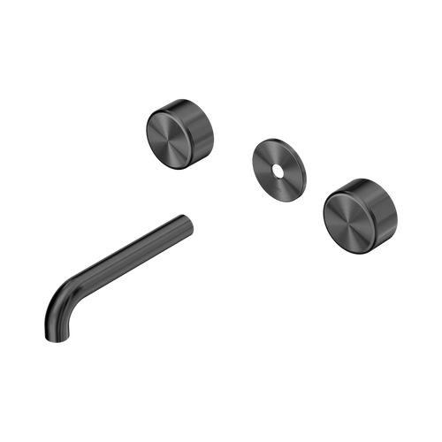 Serenity Wall Basin Set 160mm Spout with Metal Handle Trim Kit Only Gunmetal [311518]