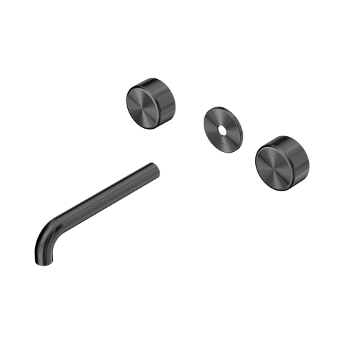 Serenity Wall Basin Set 185mm Spout with Metal Handle Trim Kit Only Gunmetal [311400]
