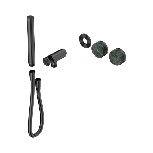 Serenity Progressive Shower System with Verde Alpi Handle and Slim Shower Trim Kit Only Gunmetal [311502]