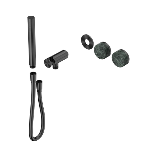 Serenity Progressive Shower System with Verde Alpi Handle and Slim Shower Trim Kit Only Gunmetal [311502]