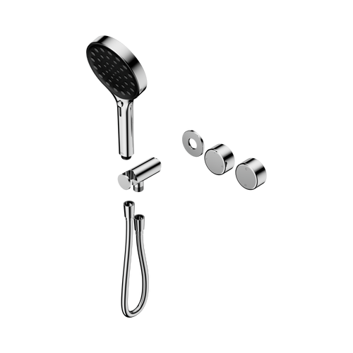 Serenity Progressive Shower System with Metal Handle and Serenity Hand Shower Trim Kit Only Chrome [311415]