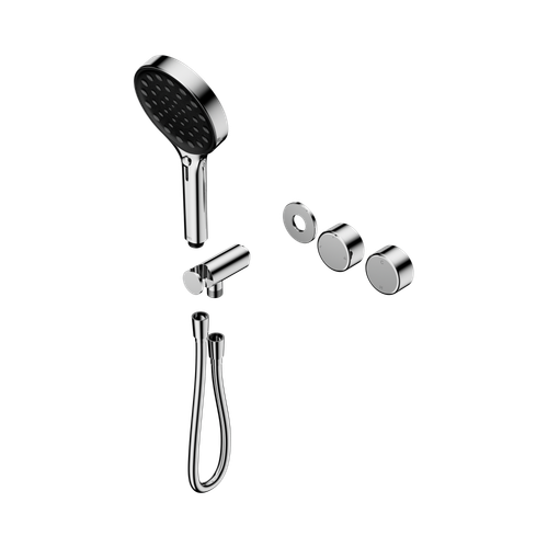 Serenity Progressive Shower System with Metal Handle and Serenity Hand Shower Trim Kit Only Chrome [311415]